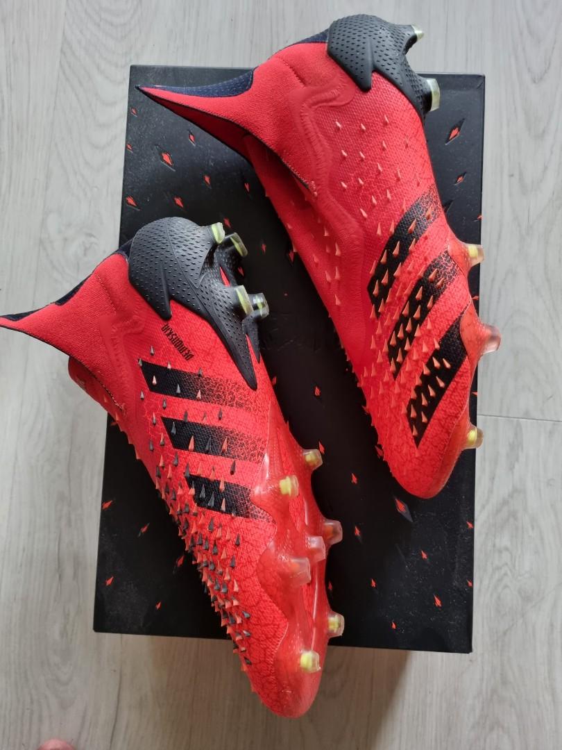 Adidas predator freak FG (used once) !, Sports Equipment, Other Sports  Equipment and Supplies on Carousell
