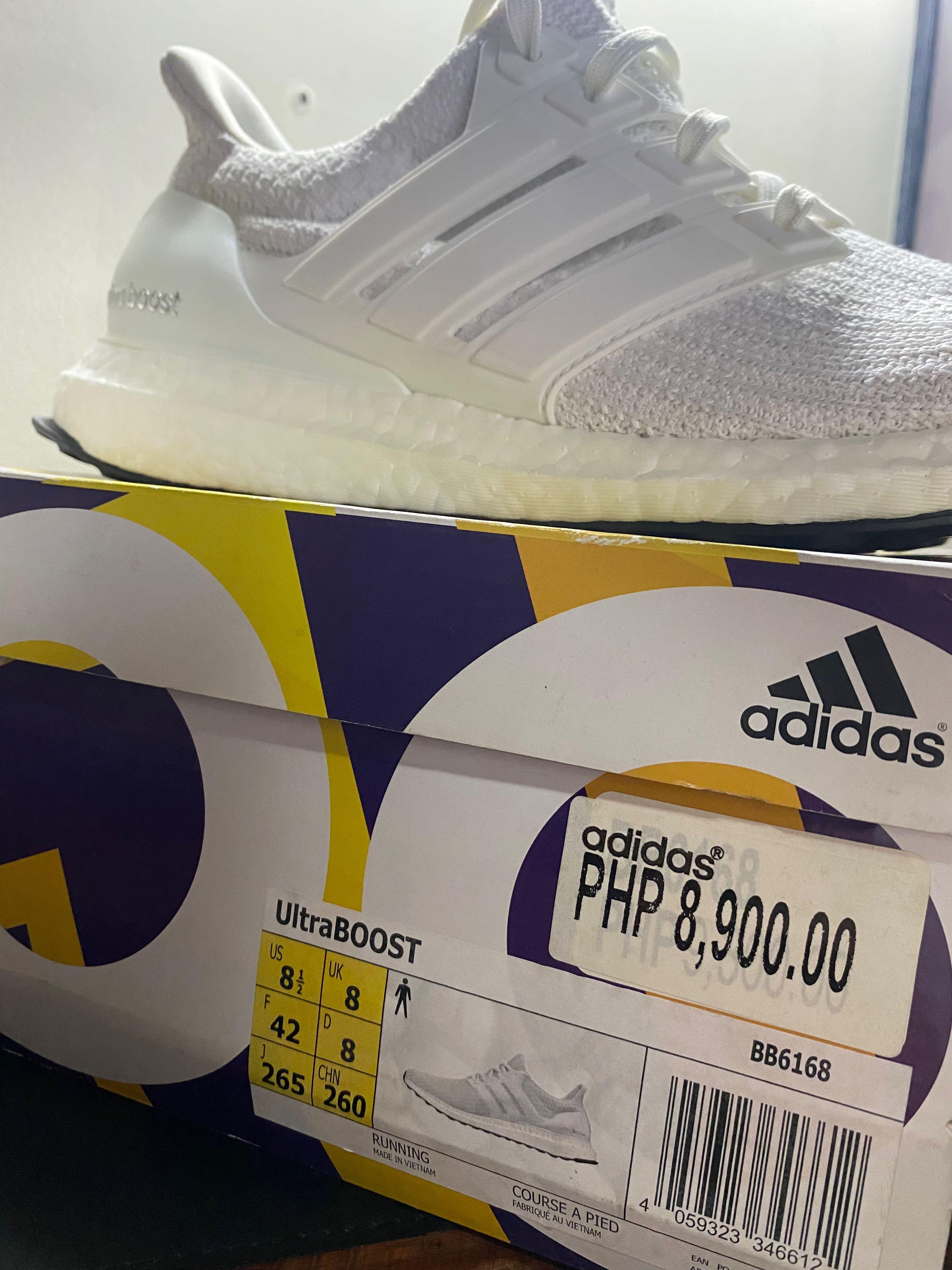 ADIDAS ULTRA BOOST TRIPLE WHITE Men s Fashion Footwear Sneakers