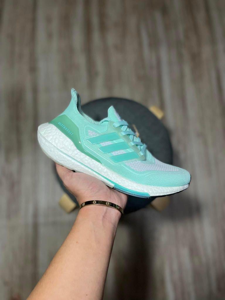 Adidas Ultraboost 21 Clear Mint Women s Fashion Footwear