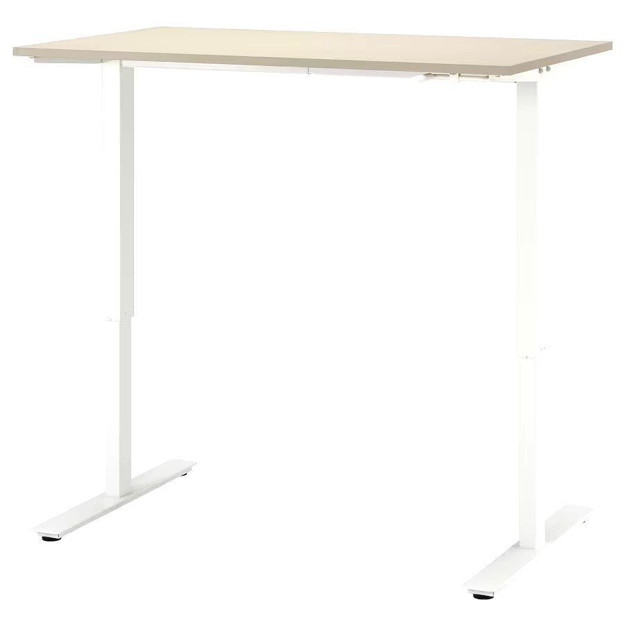 Adjustable sit stand desk IKEA TROTTEN, Furniture & Home Living