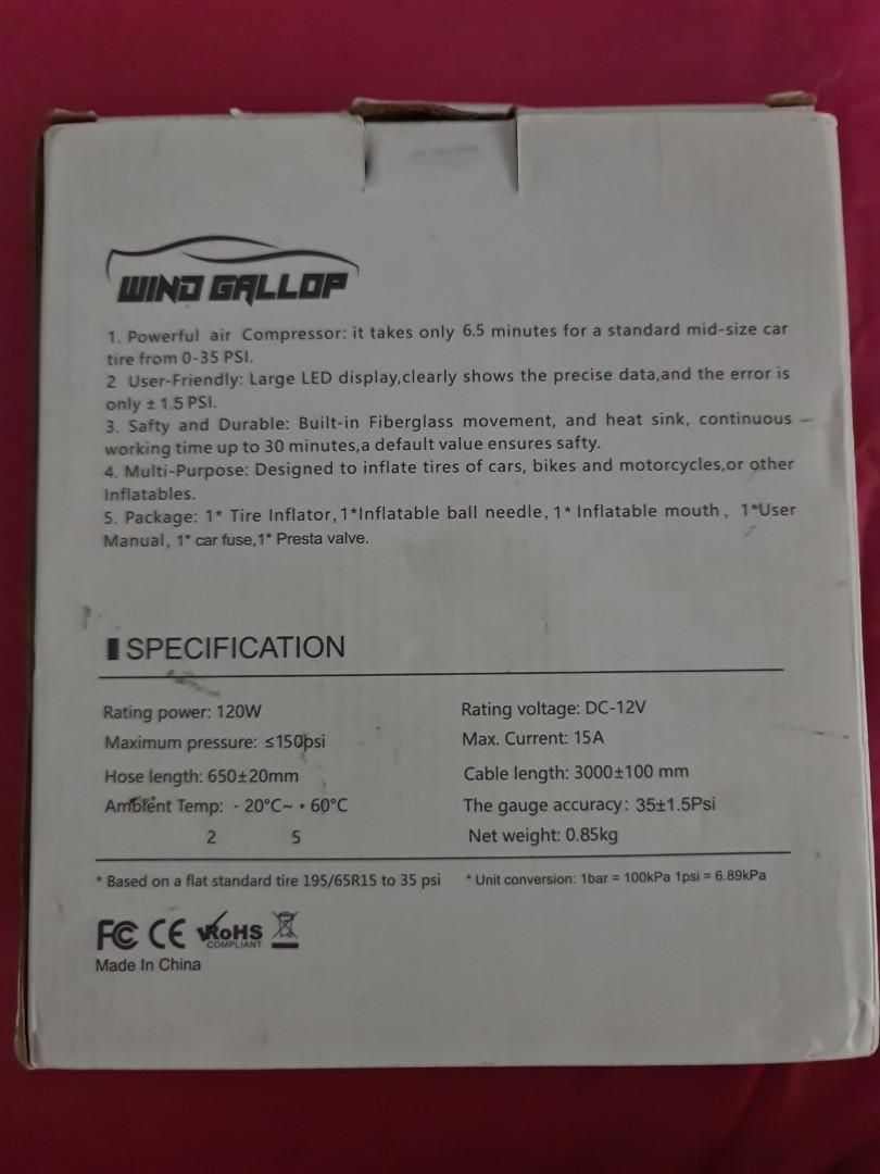 Air compressor, Car Accessories, Accessories on Carousell