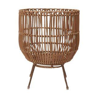 Anko Rattan Look Pot Holder with Stand