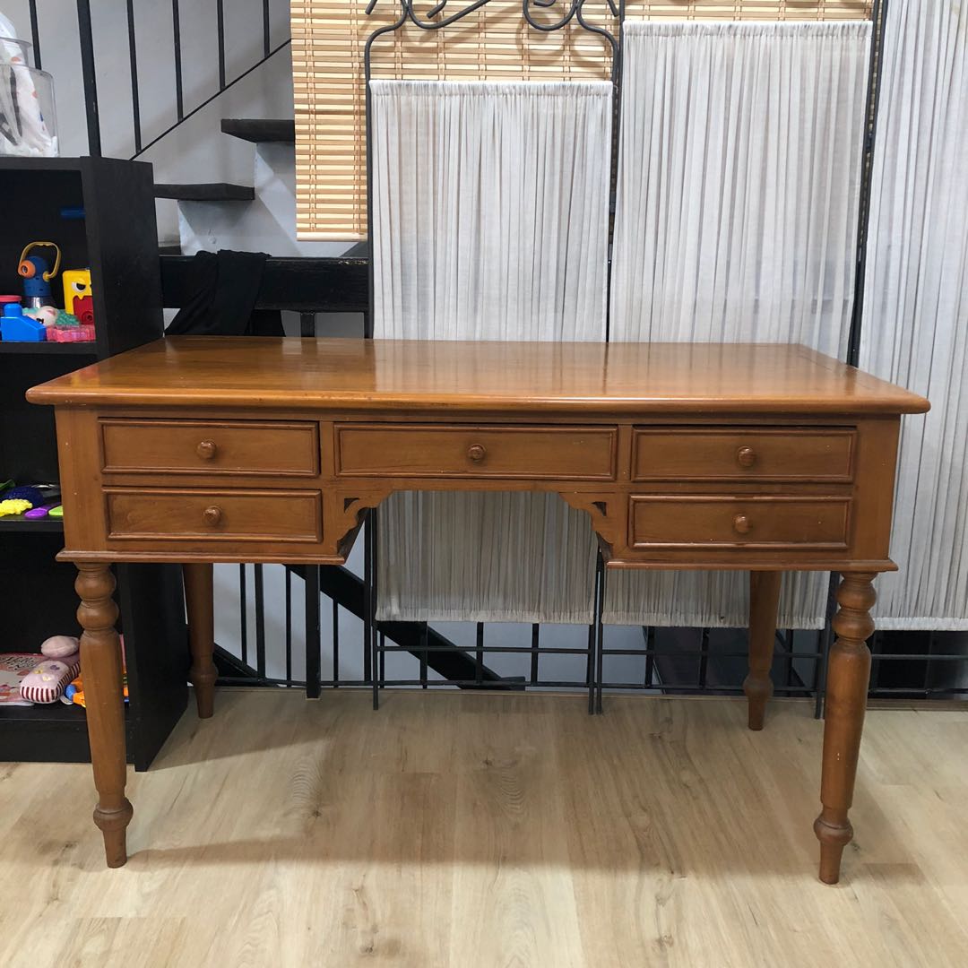 Antique Writing Table / Desk, Furniture & Home Living, Furniture