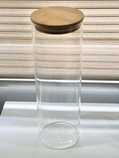 Bamboo Glass Jars 2000ml