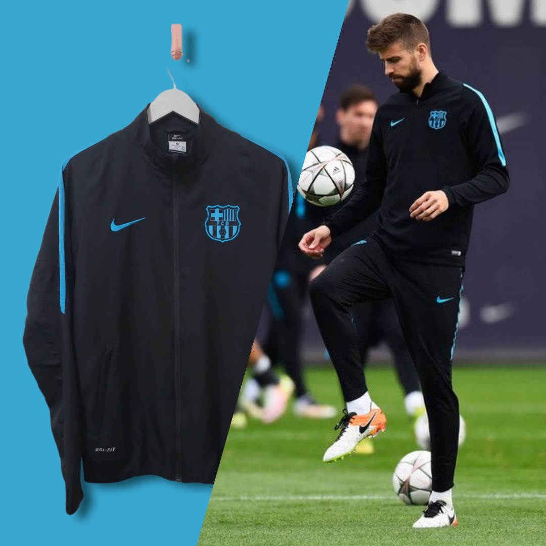 Fc barcelona training jacket hotsell