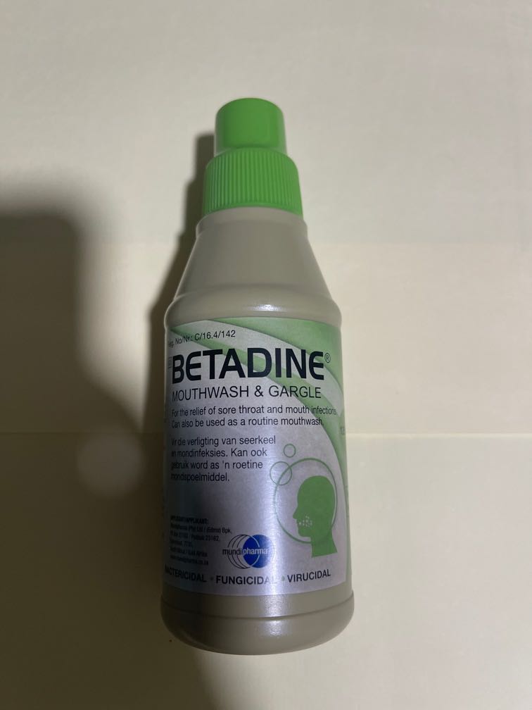 BETADINE MOUTHWASH AND GARGLE 125ML, Health & Nutrition, Health
