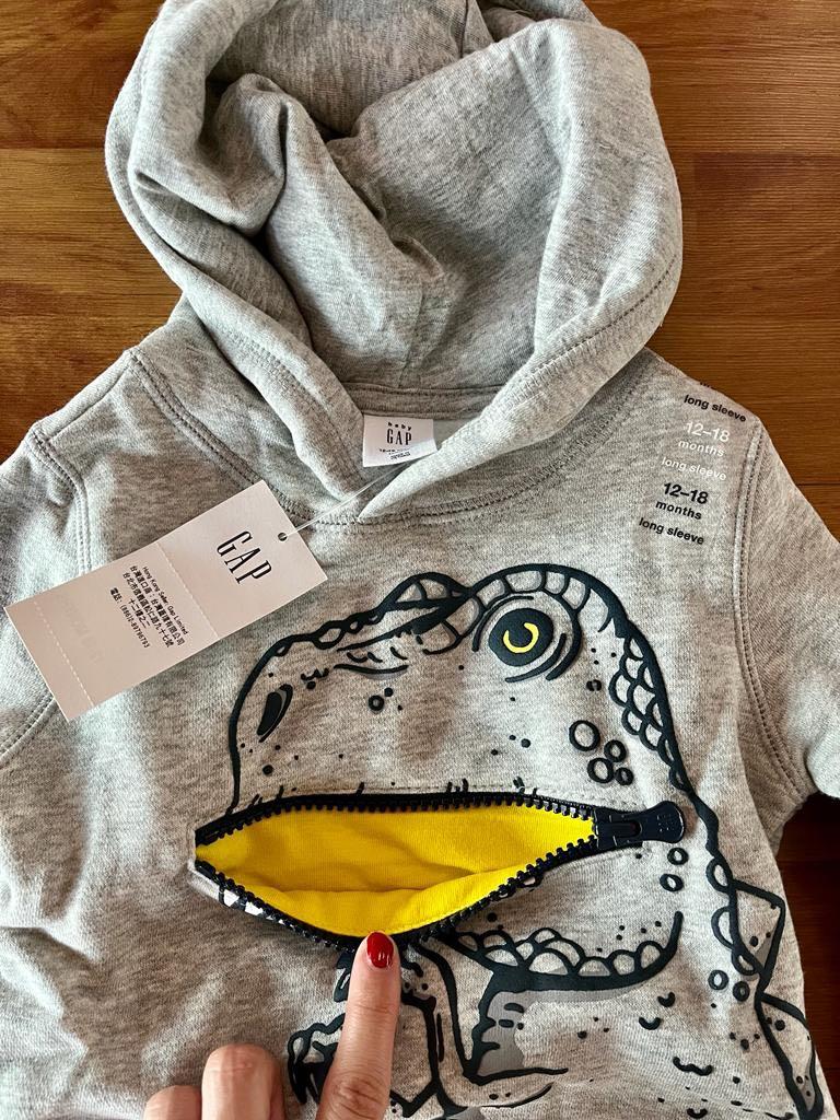 Gap dinosaur clearance hoodie
