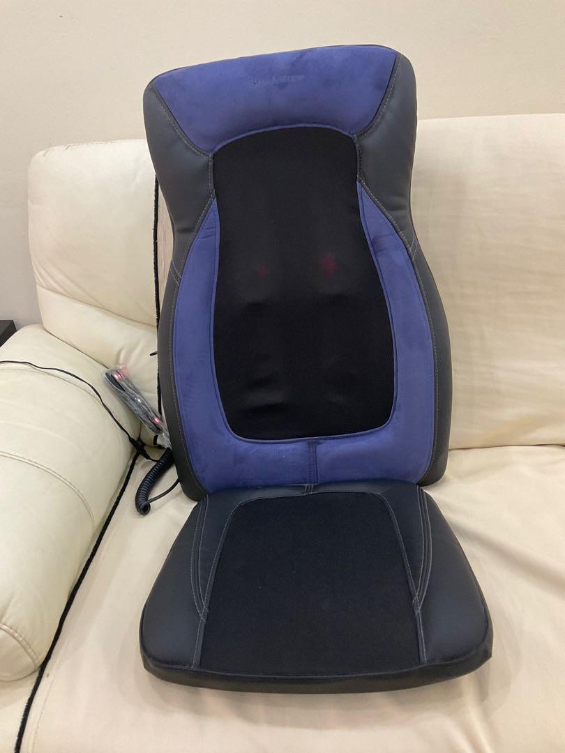 Brookstone Cordless Shiatsu Massaging Seat Topper with heater