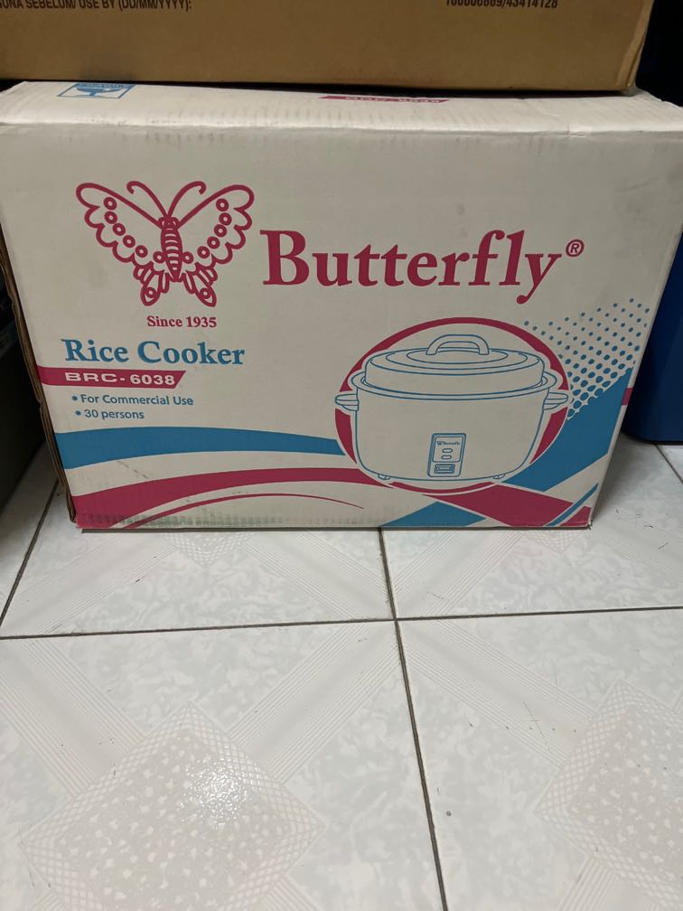 Butterfly Cooker BRC6038, TV & Home Appliances, Kitchen Appliances
