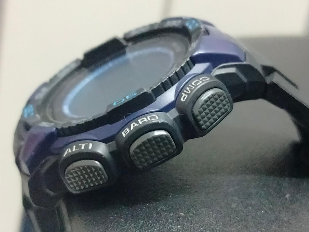 Casio Protrek PRG 270B 2 Blue Pro Trek PRG 270 PRG 270 B2 Men s