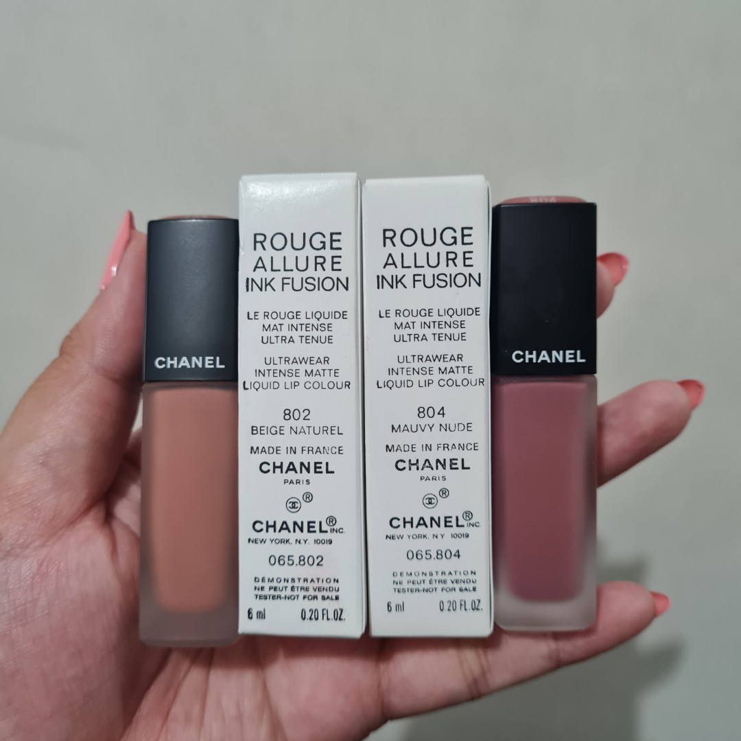 chanel rouge allure ink fusion mauvy nude Archives - Reviews and