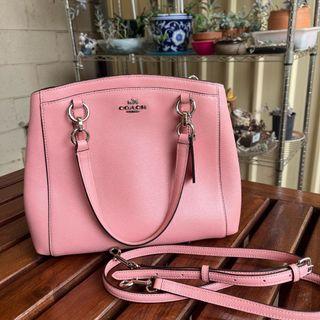 Coach Pink Bag With Adjusted Straps