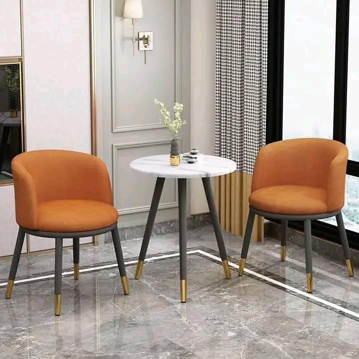 Milk tea store table and chairs