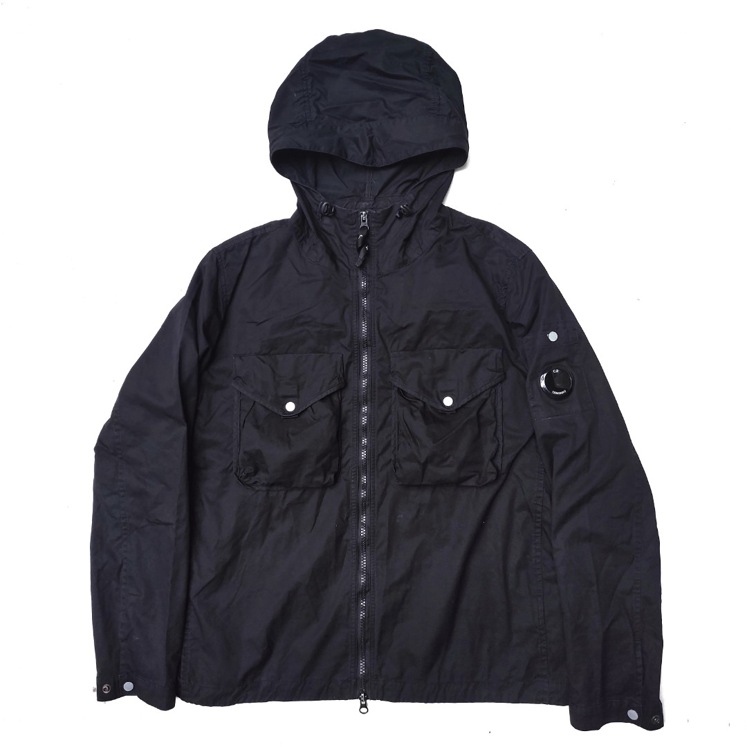 Cp Company Mens Gabardine Lens Hooded 