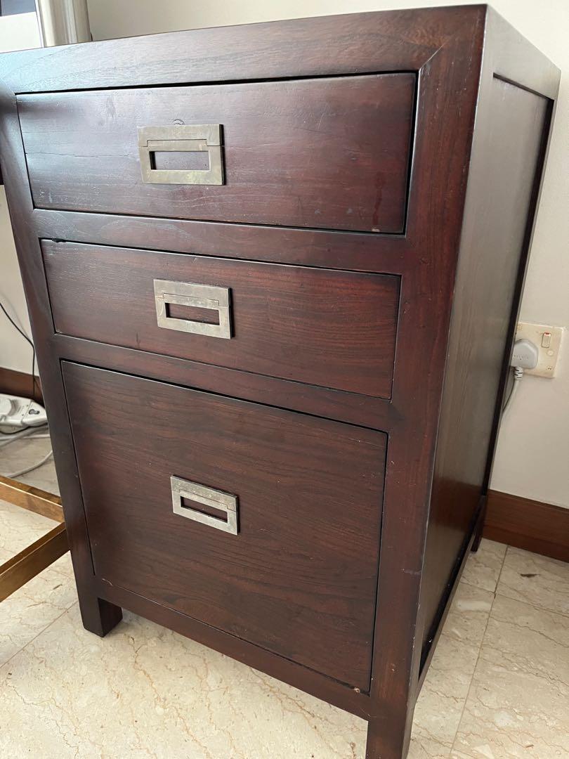 Custom made solid wood filing drawers, Furniture & Home Living