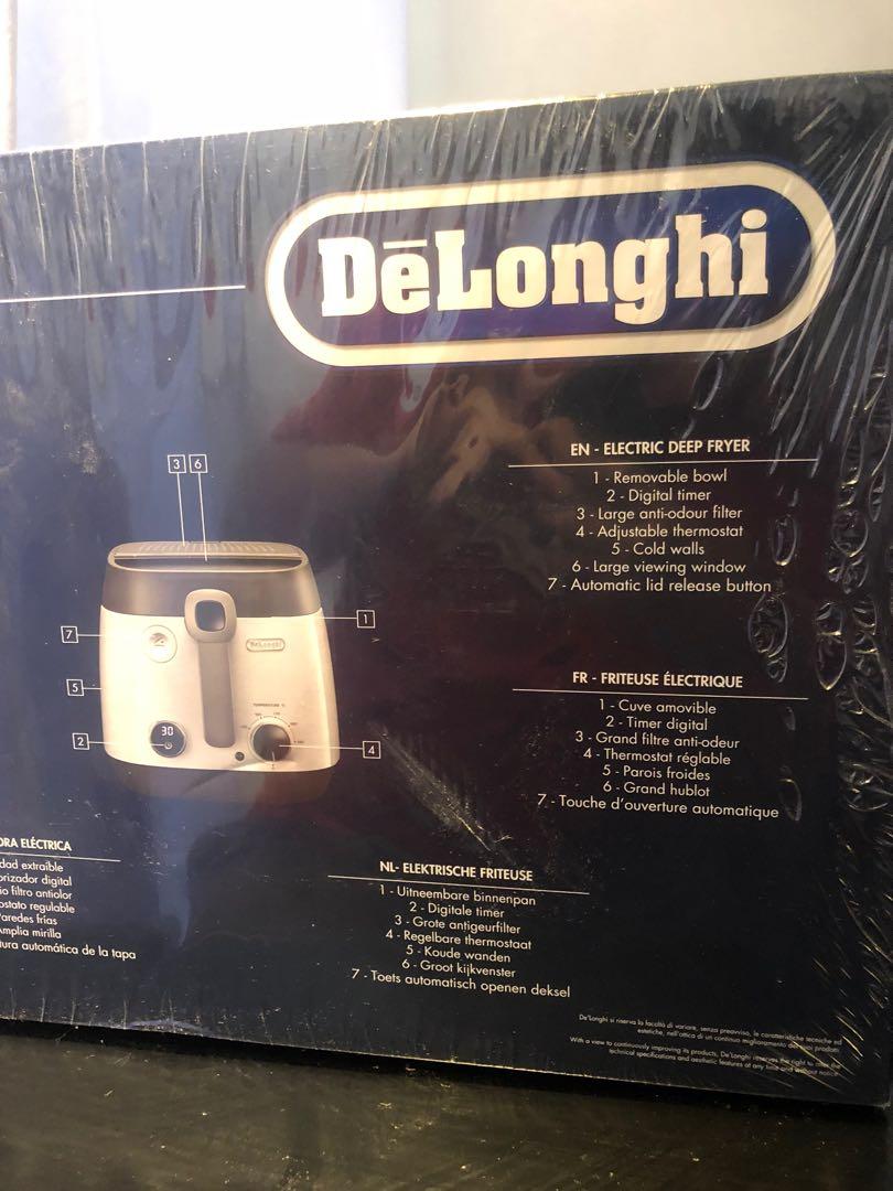 DeLonghi Deepfryer (brand new), Furniture & Home Living, Kitchenware