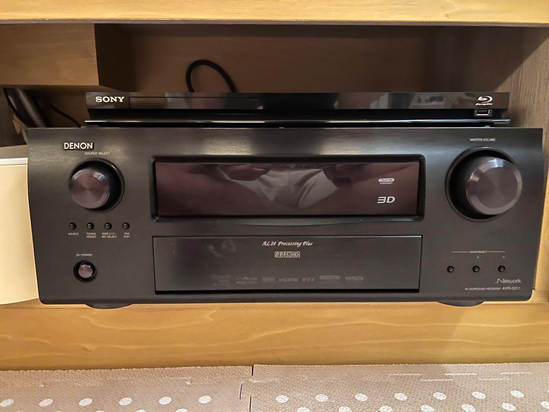 Denon AL24 Processing Plus Processor + ELAC speakers BS244 x 2, 音響器材