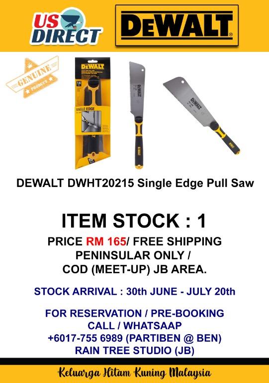 DEWALT DWHT20215 Single Edge Pull Saw Furniture Home Living