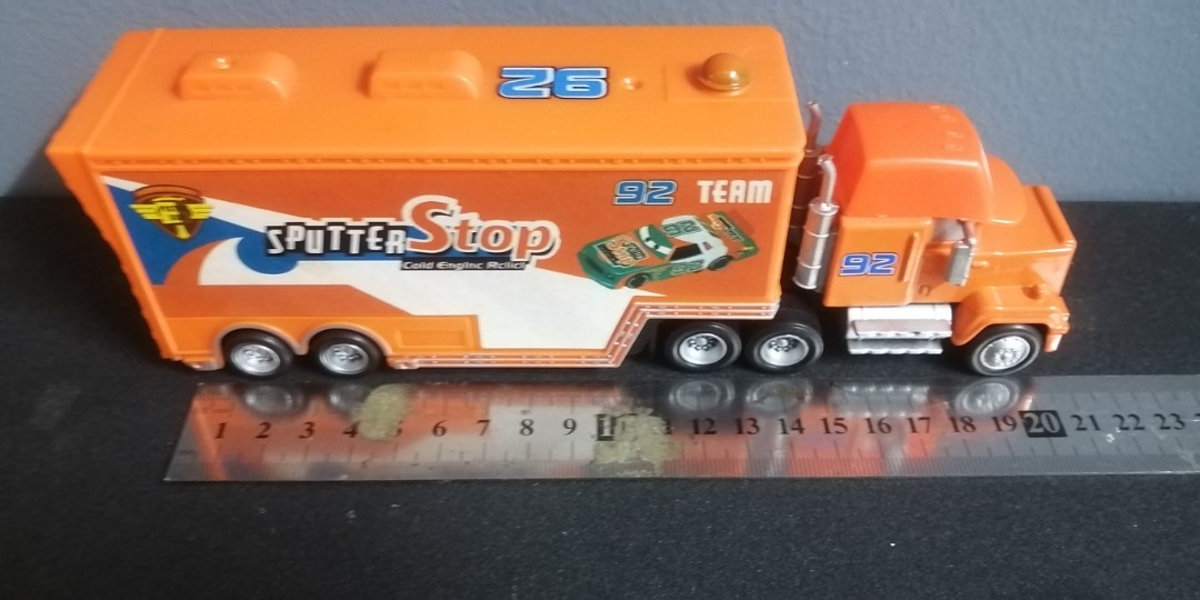 Disney Cars 1 55 No 92 Murray Clutchburn Rig Trailer Hobbies