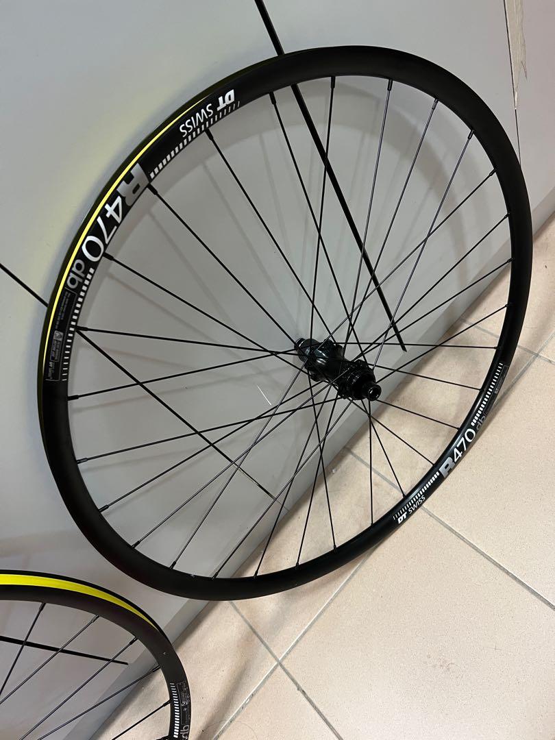 DT-swiss R470 SRAM XDR チューブレスバルブ付き完成車外し