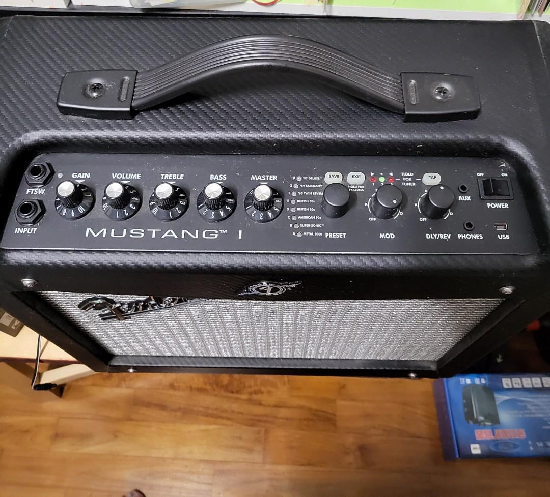 Fender Mustang 1 Amplifiers 70 watts, Hobbies & Toys, Music & Media