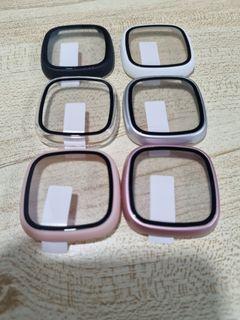 Fitbit Versa 3 / Sense tempered glass plastic case