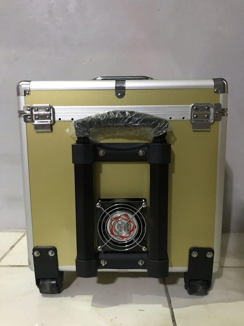 For SALE: Portable Dental Unit (Category: Medical Supplies & Tools) located in Taguig. Submitted by zbby_ (Listing ID 1153395685, Image 3). Description: Complete Portable Dental Unit - Built in type air compressor - Highspeed Handpiece Tube - Lowspeed Handpiece Tube - Suction Drain Tube - Saliva Ejector - 3-Way Air and Water Syringe with Metal Spray Nozzle - Waste Receiver Bottle - Water Bottle - Foot Pedal Location: Taguig City.