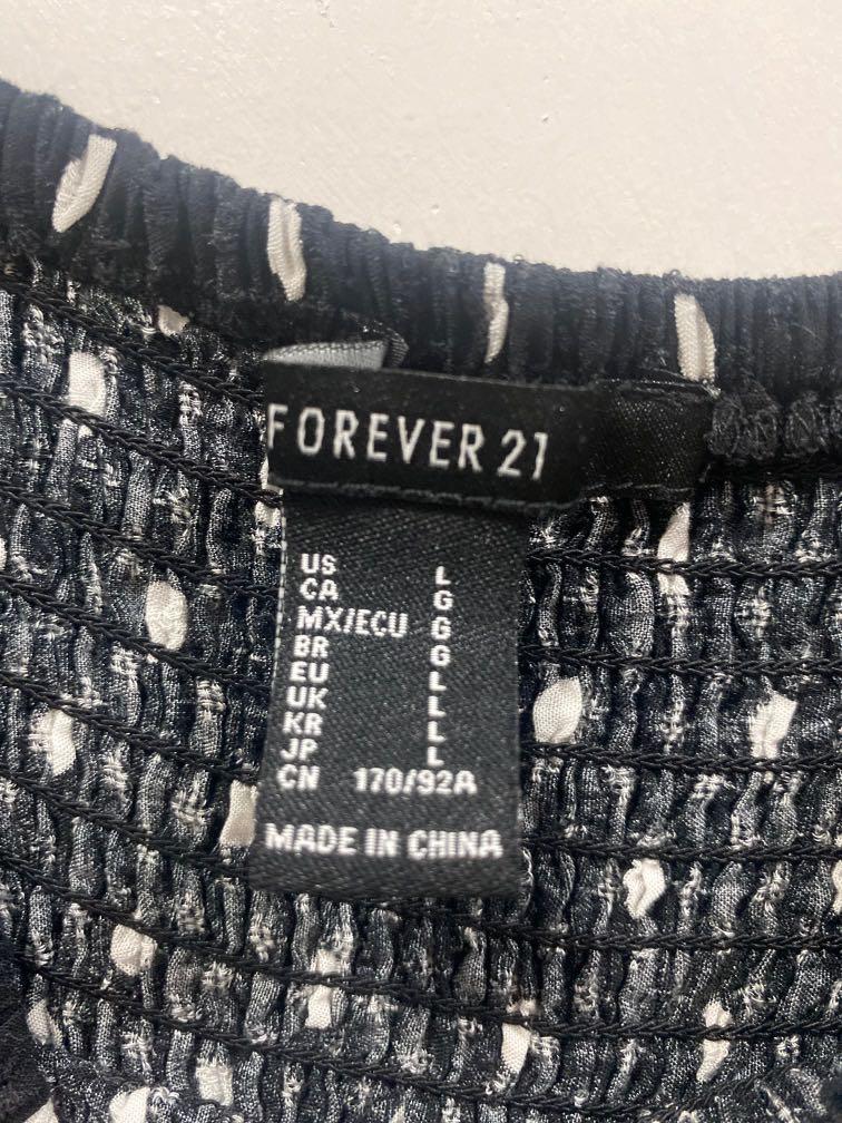 Forever 21 Puff Sleeve Top (Category: Blouses) located in Cebu City. Submitted by helloreza (Listing ID 1167380395, Image 2). Description: Forever 21 Size - large Used thrice In excellent condition .