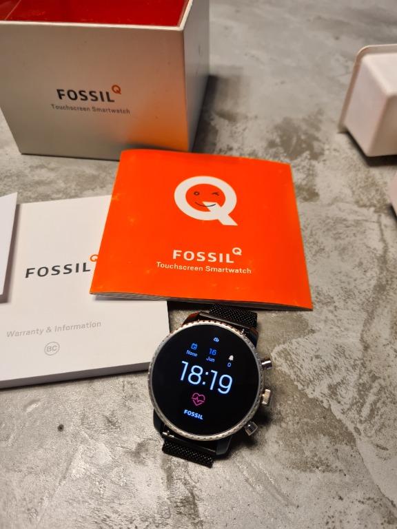 Fossil q explorist on sale gen 4 hr