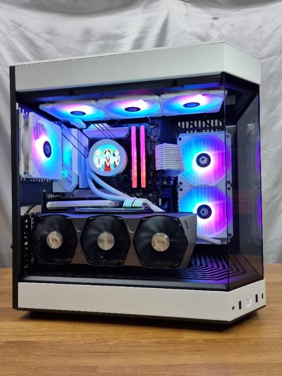 FREE DELIVERY] HYTE Y60 WHITE / INTEL I7 12TH GEN + RTX 3080 TI 