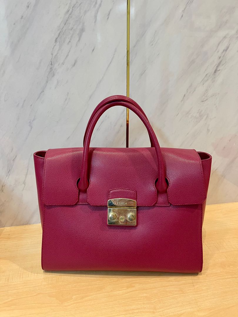Furla metropolis on sale satchel medium