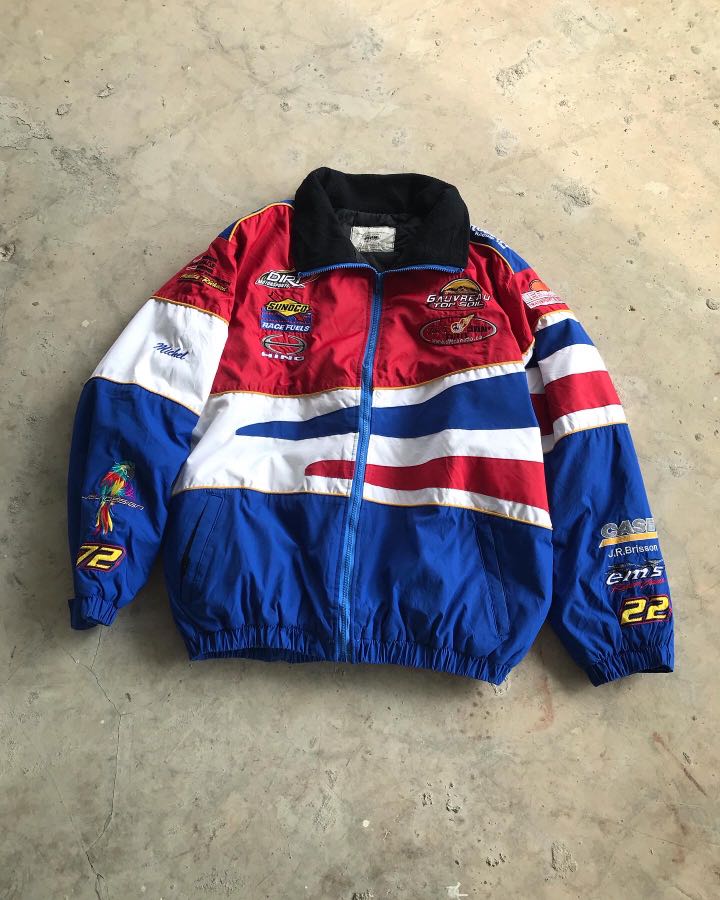 GAUVREAU TOP SOUL RACING TEAM JACKET Nascar, Fesyen Pria, Pakaian