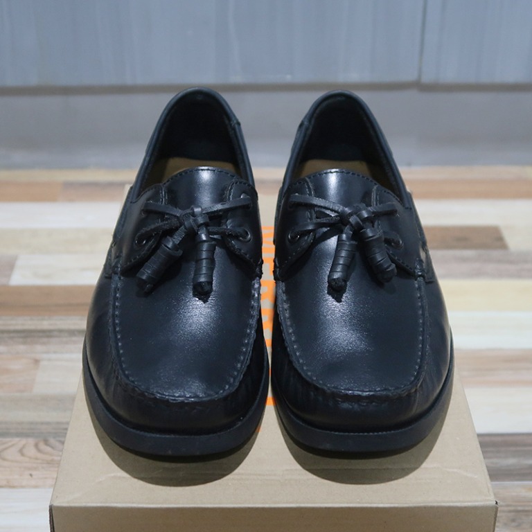 Gibi Topsider Shoes 41 EU 8.5 US Leather Black, Men's Fashion, Footwear ...