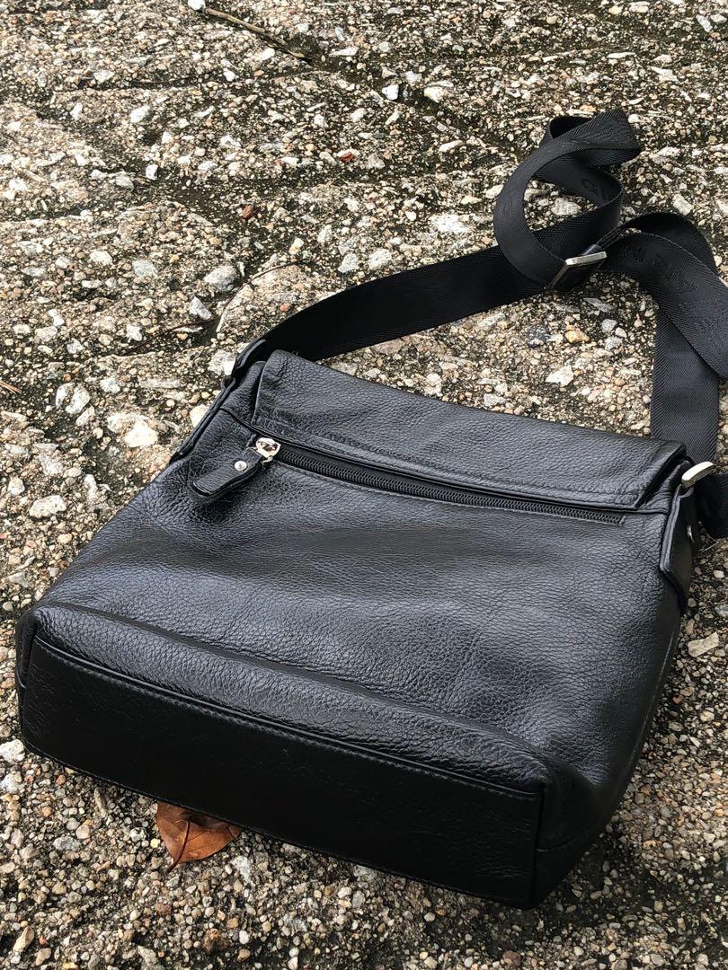 Giorgio armani leather sling bag on sale price