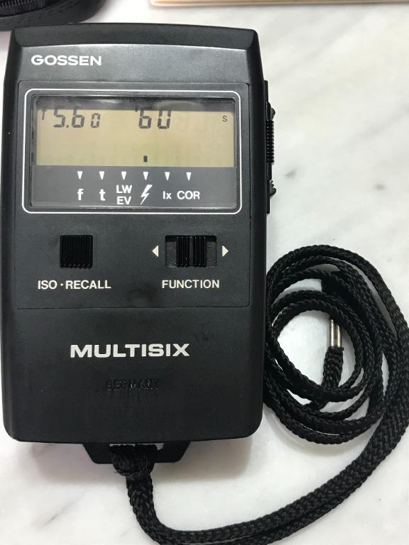 Gossen Multisix Professional System Light Meter, Photography