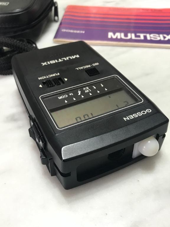 Gossen Multisix Professional System Light Meter, Photography