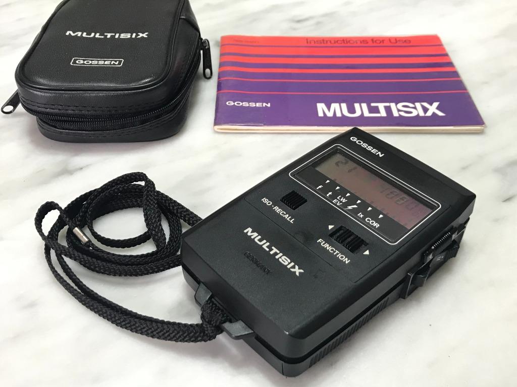 Gossen Multisix Professional System Light Meter, Photography