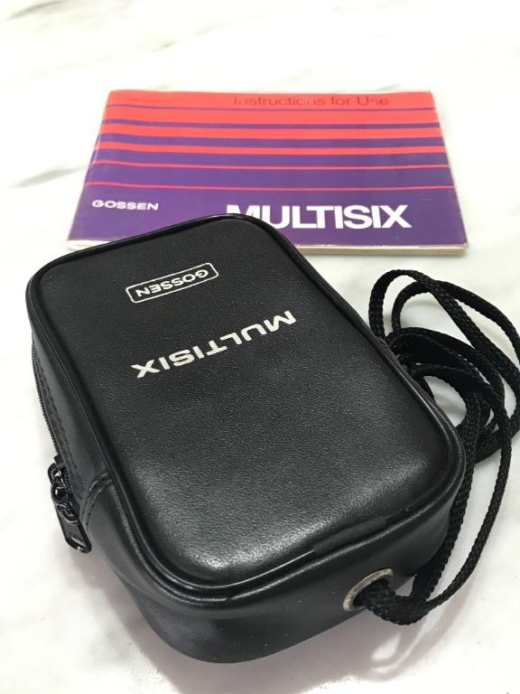 Gossen Multisix Professional System Light Meter, Photography