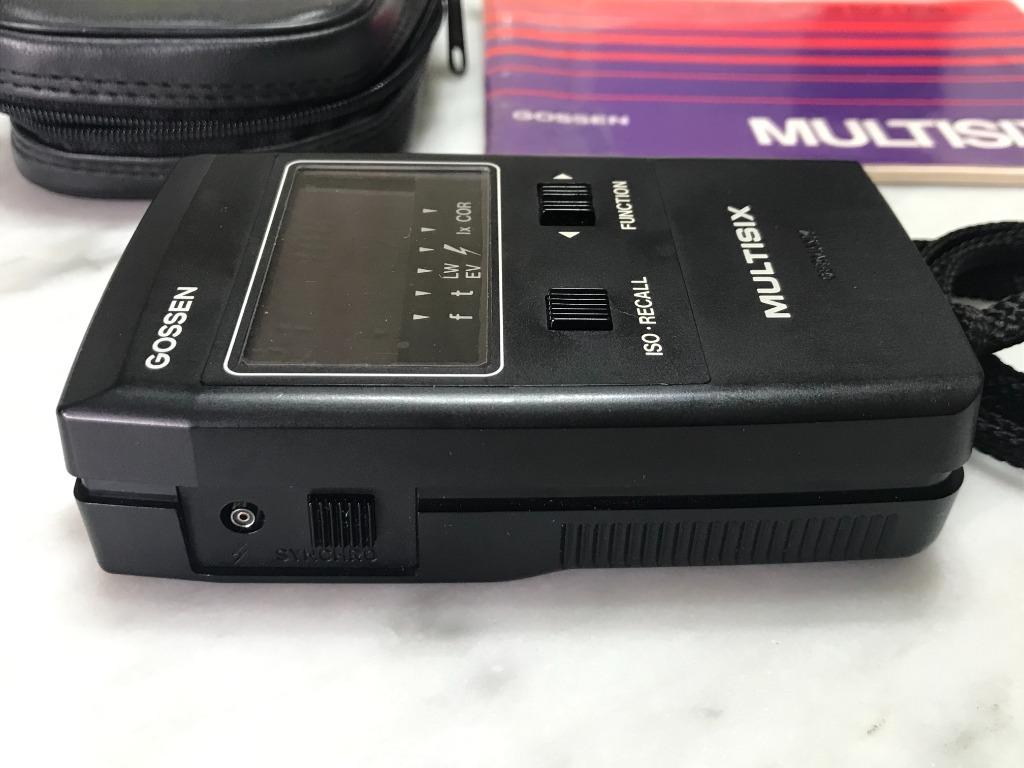 Gossen Multisix Professional System Light Meter, Photography