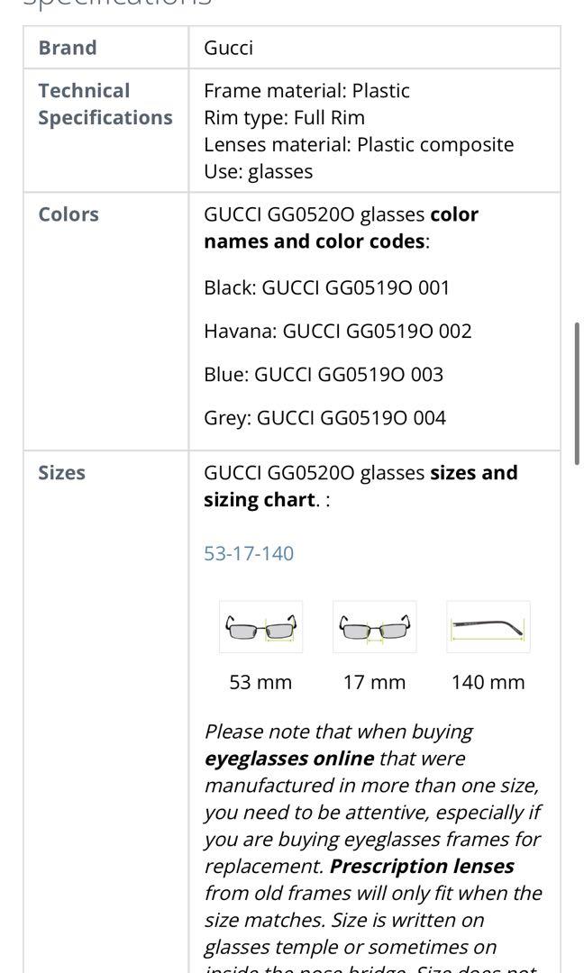 限時優惠］Gucci 纖維眼鏡（灰色）最後兩對, 名牌, 飾物及配件- Carousell