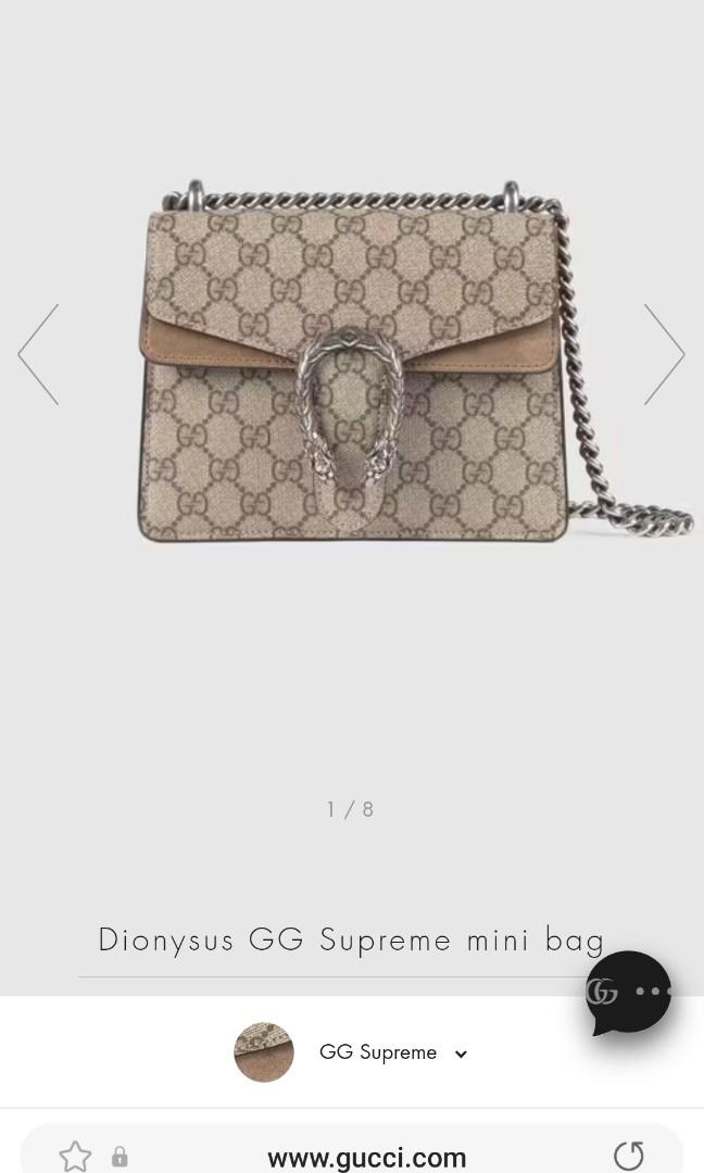 Gucci GG Supreme Super Mini Dionysus – Dina C's Fab and Funky Consignment  Boutique