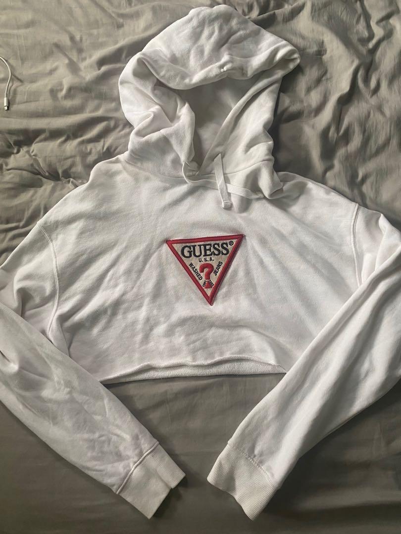 Guess crop hoodie outlet