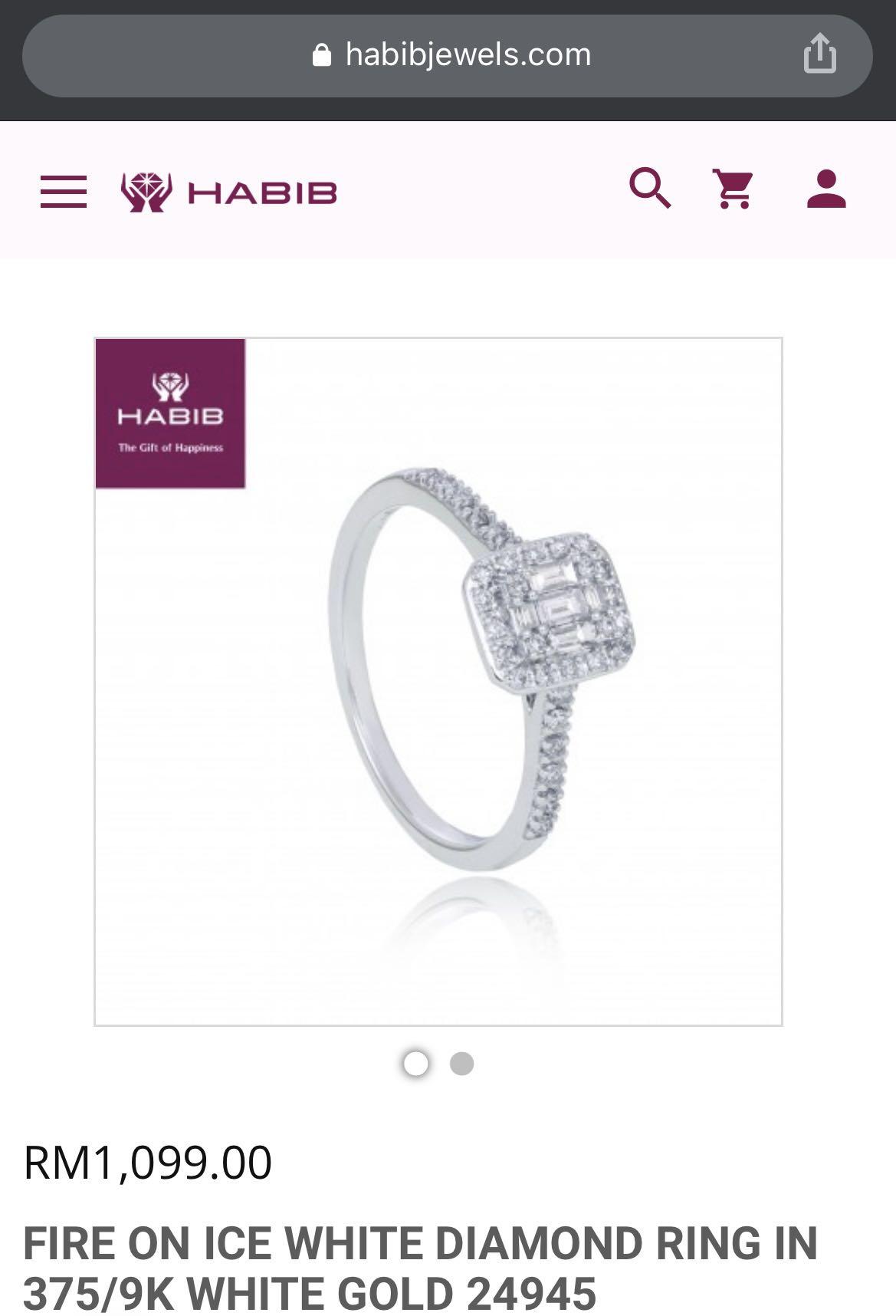 Habib Jewels Fire On Ice Diamonds Ring