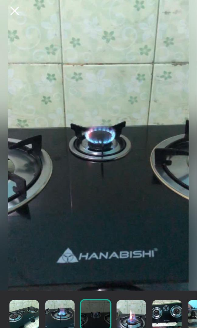 Hanabishi 3 Burner Gas Stove, TV & Home Appliances, Kitchen Appliances, Cookers on Carousell