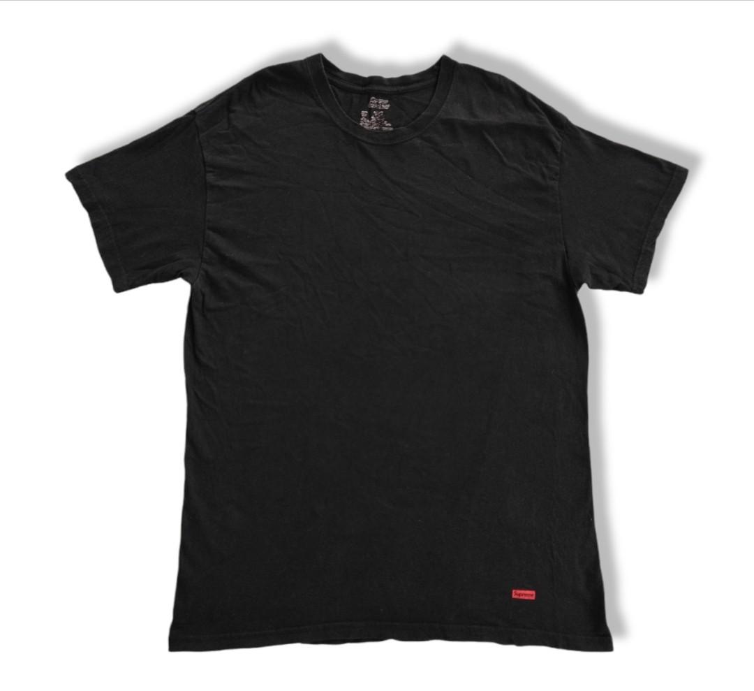 HANES X SUPREME BLACK T SHIRT Men s Fashion Tops Sets Tshirts