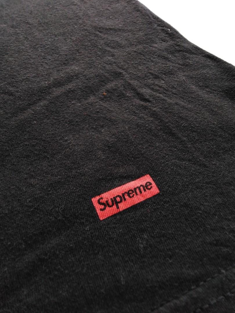 HANES X SUPREME BLACK T-SHIRT, Men's 