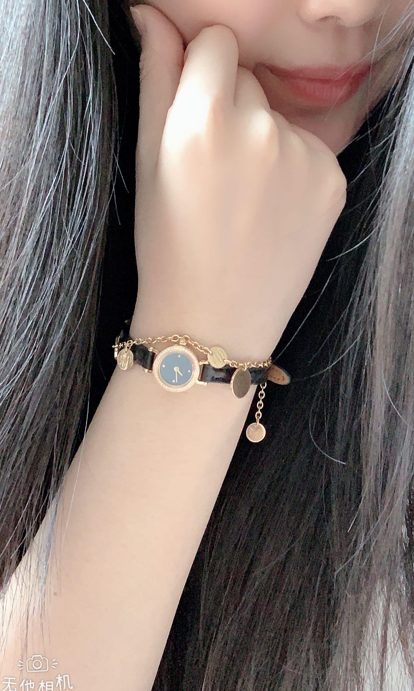 Hermes Faubourg watch 15.5 mm rose gold with diamonds