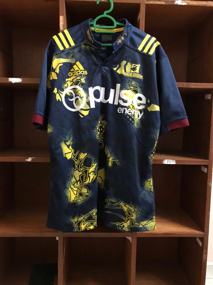 Original Adidas Highlanders Territory Rugby Jersey 2017