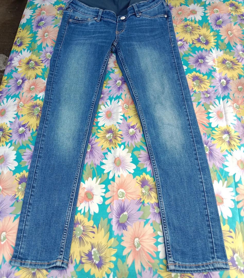 H\u0026M Maternity Jeans Biru Wash, Fesyen 