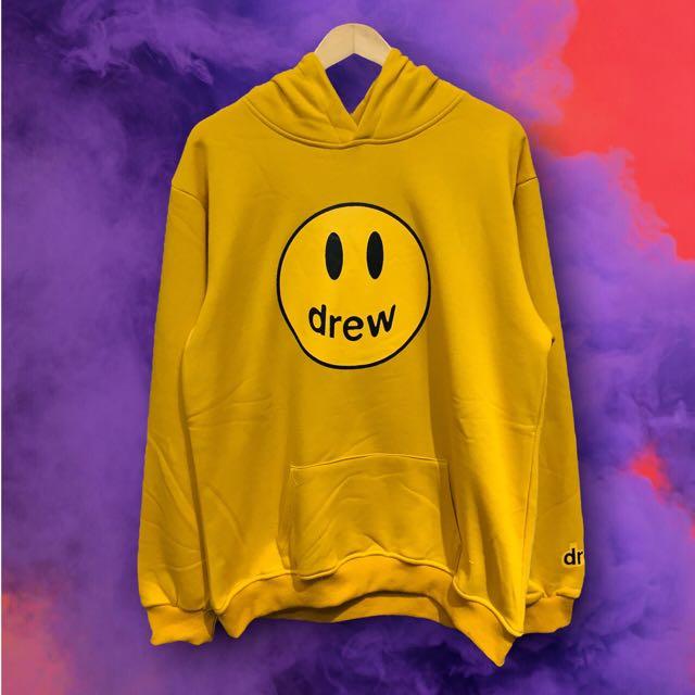 Drew purple hoodie authentic Justin bieber , Men's Fashion, Tops & Sets,  Hoodies on Carousell